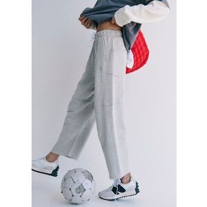 FP Movement by Free People Heather Gray Wide-Leg Joggers